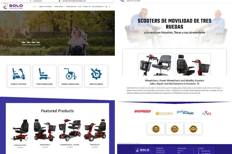 Website Developer/Designer & Virtual Assistant>thisisjustarandomplaceholder<Solo Wheelchairs & Scooters Website Page Board>thisisjustarandomplaceholder<Kristy Martin