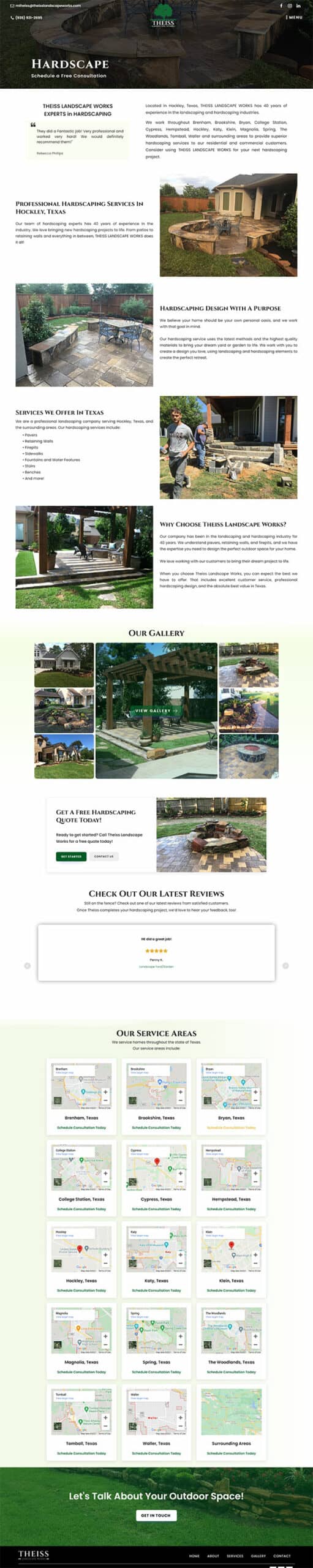 Theiss Landscape Works Hardscape Page