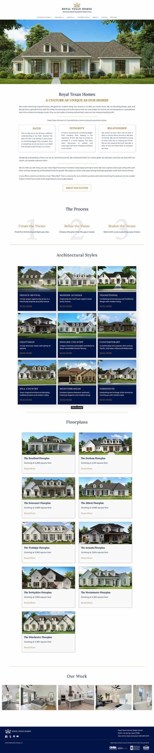 Royal Texan Homes Home Page