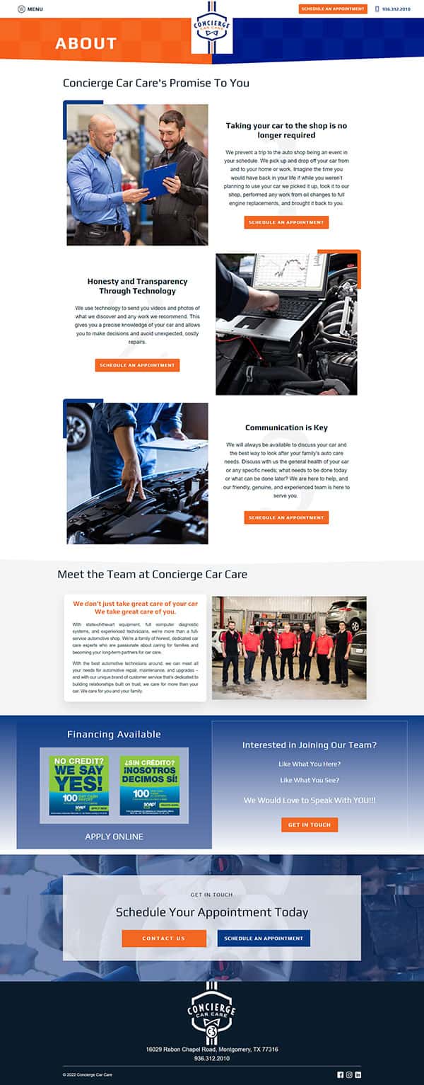 C3 Car Care About Page