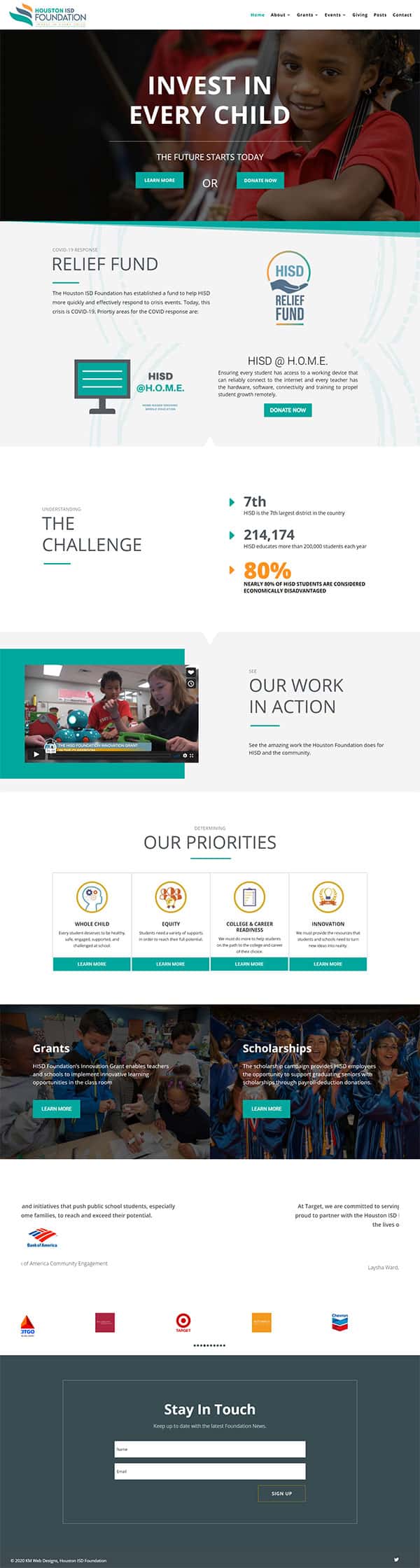 Houston ISD Foundation Home Page
