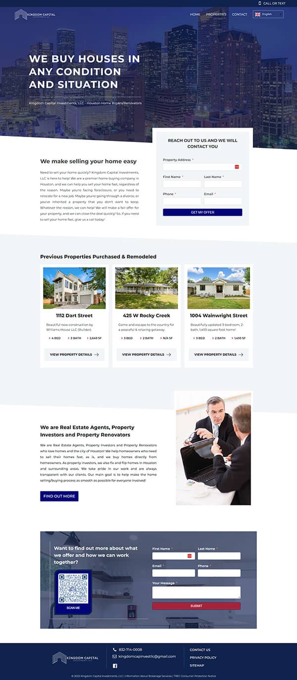 Kingdom Capital Investments Home Page 2022