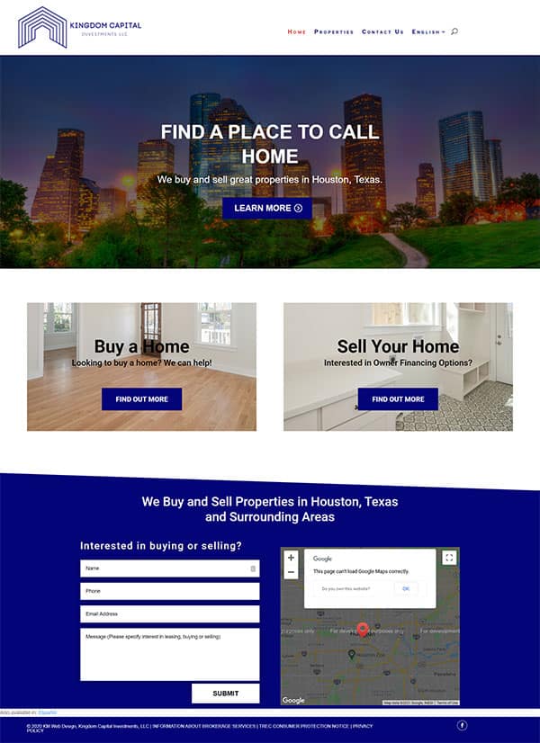 Kingdom Capital Investments Home Page