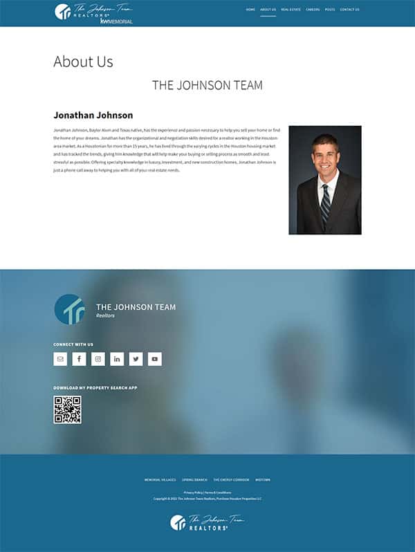 The Johnson Team Realtors About Page